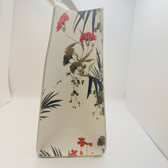 NEW Ted Baker The Icon Small Tote Bag Off White Floral - Picture 8 of 16